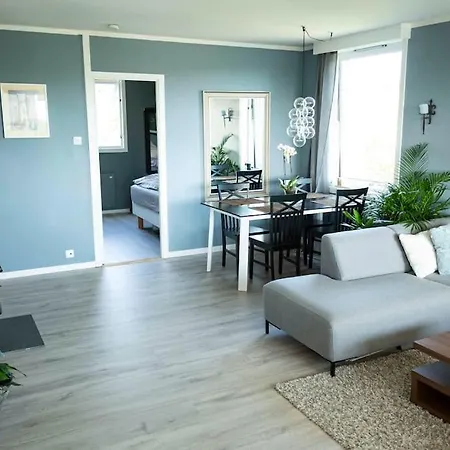 5 Minutes To Downtown Arendal-free Parking Apartament *